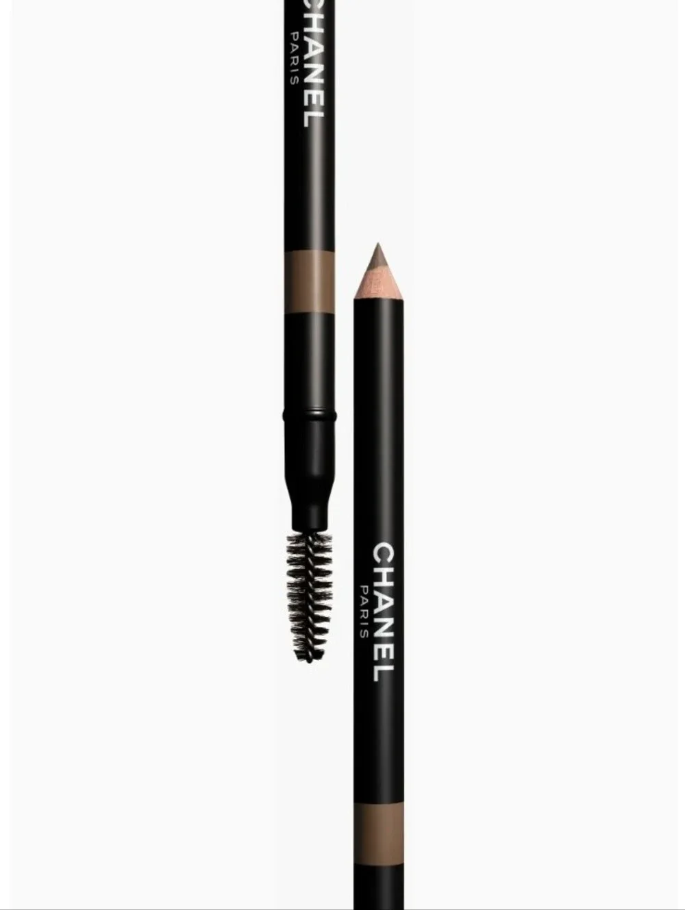 CHANEL Sculpting Eyebrow Pencil 40 Brun Cendré — Black and Brown